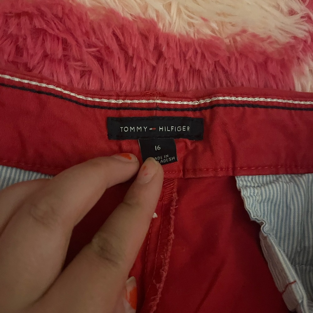 Tommy Hilfiger Red and Blue Striped Apparel